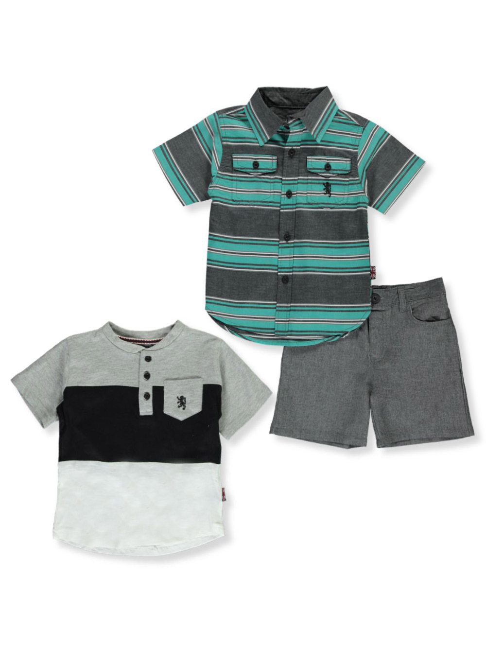 Akademiks newborn boy/'s 2 piece set polo /& shorts