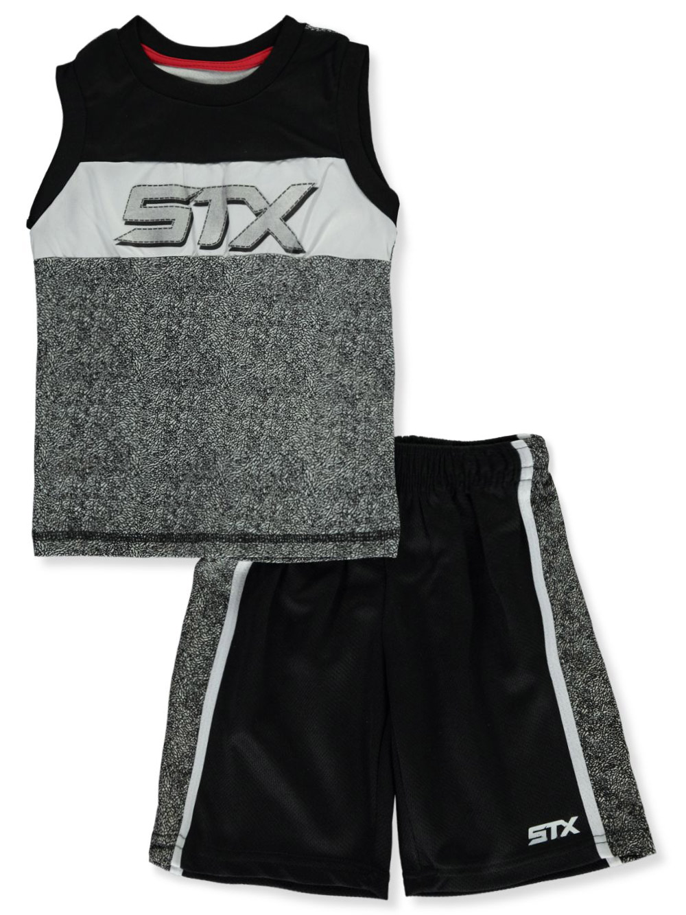 STX Boys Tricot Jacket and Pant with Logo T-Shirt