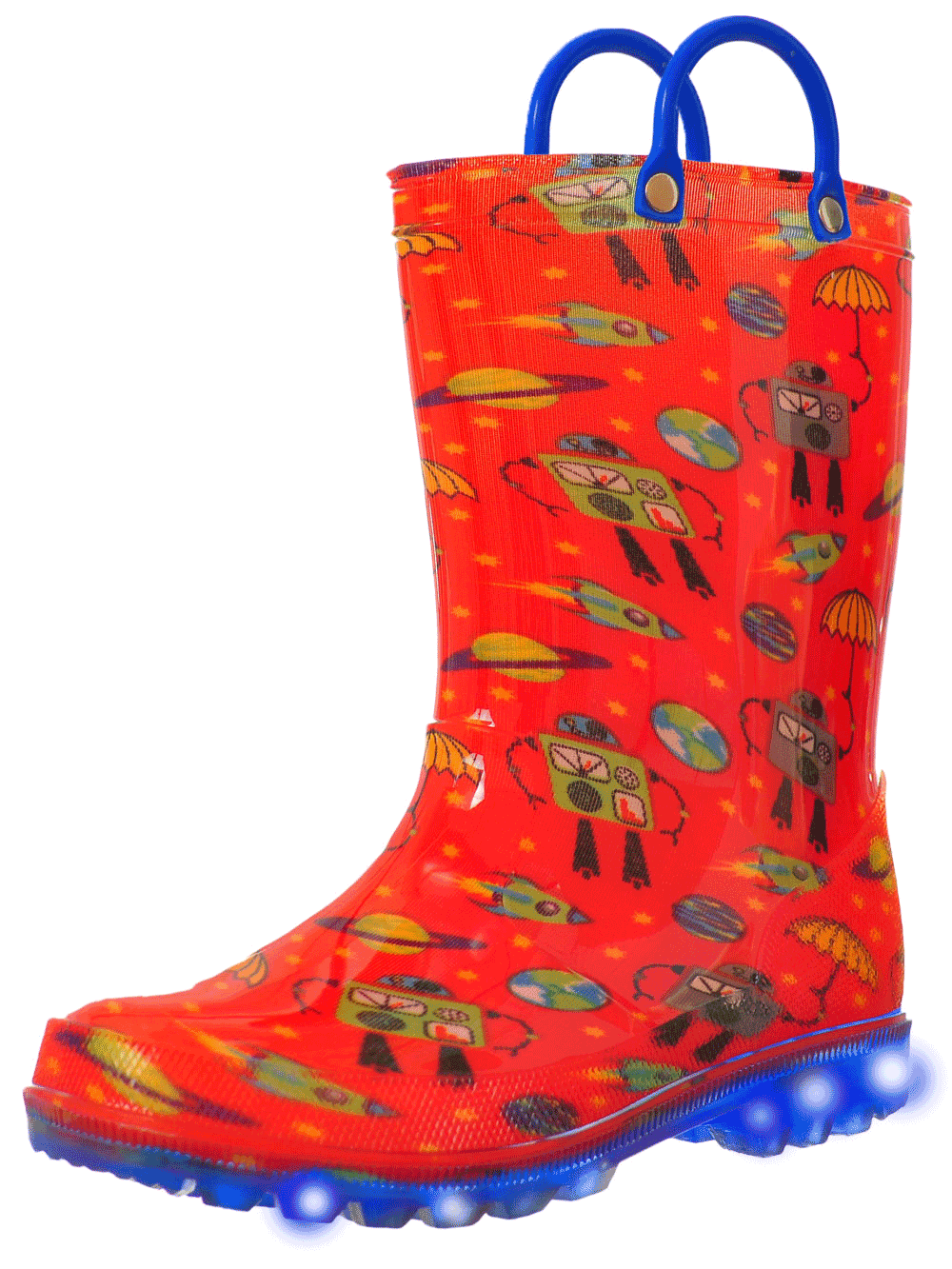 light up rain boots for adults