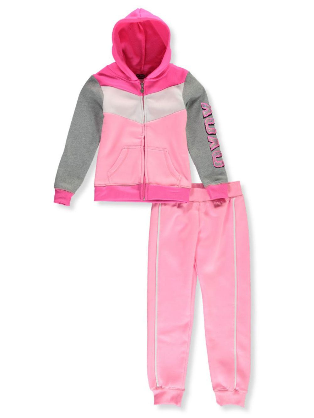 XOXO Little Girls/' Long Sleeve Hooded Jacket /& Sweatpants