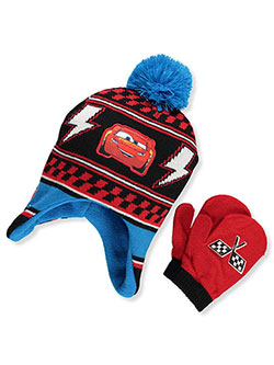 Disney Cars 3 Boys Beanie /& Mittens Set