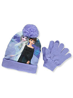Frozen Girls' Allover Beanie & Gloves Set by Disney in Multi