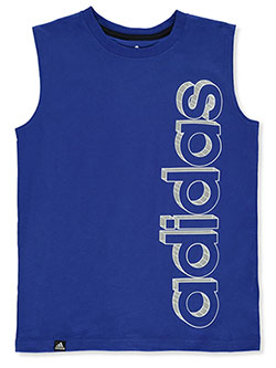 Boys' Tank Top by Adidas in blue and white, Boys Fashion
