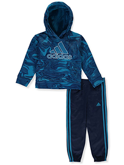 Boys' 2-Piece Tracksuit by Adidas in Red