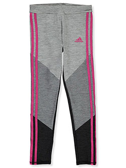 Girls' Leggings by Adidas in Black/pink