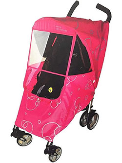 Hippo Collection Universal Stroller Weather Shield by Hippo Collections in Pink
