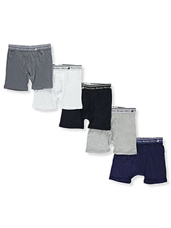 Boys' 5-Pack Boxer Briefs by Beverly Hills Polo Club in Gray multi