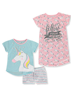 Girls' Unicorn 3-Piece Pajamas by Delia's Girl in Multi