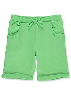 girls white bermuda shorts