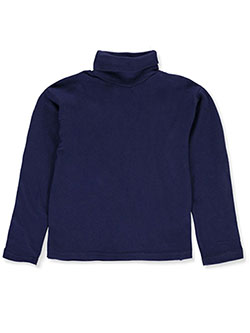 Girls' Turtleneck by Real Love in gray and navy