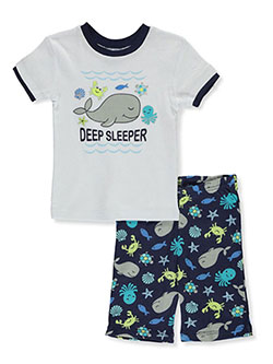 Baby Boys' 2-Piece Pajamas by Mon Petit in blue/multi, light blue multi, orange/multi and white/multi