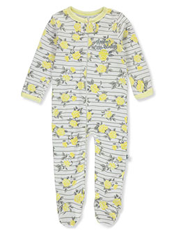 Baby Girls' Rose Footed Coveralls by Duck Duck Goose in pink/multi and yellow multi