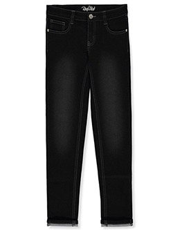 Girls' Super Stretch Jeans by Real Love in Black