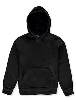 Boys' Pullover Hoodie Sweatshirt by Quad Seven in black, charcoal, heather gray and navy