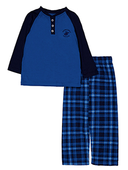 Beverly Hills Polo Club Boys' 2-Piece Long Sleeve Tee and Pajama Pants Set