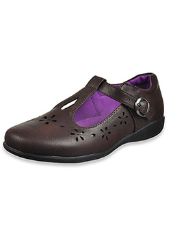 Girls' Mary Jane Shoes by School Rider in Brown, School Uniforms