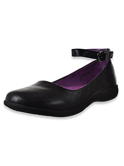 Girls' Ankle Strap Shoes by School Rider in Black
