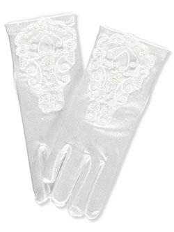 Girls' Dress Gloves by American Exchange in White