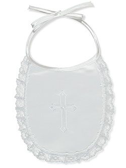 Cross & Lace Baby Bib by The Communion Collection - $13.00