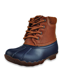 Boys' Duck Boots by American Exchange in black and navy