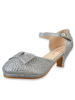 Girls' Platform Pumps by Angels in Silver, Shoes