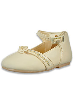Infant/Toddler Josmo Baby Girls Mary Jane Ballerina Patent Dress Shoes Jewel Strap