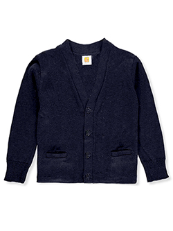 Unisex Cardigan by A+ in Navy