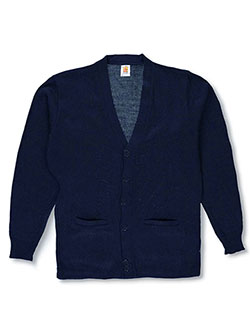 Men's Cardigan by A+ in Navy