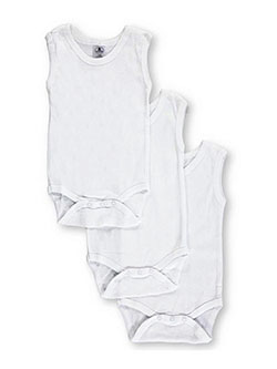 Unisex Baby 3-Pack Sleeveless Bodysuits by Daydreamers in White/multi