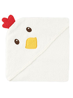 "Chicken" Hooded Towel by Luvable Friends in White