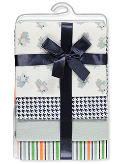 4-Pack Receiving Blankets by Luvable Friends in White/multi