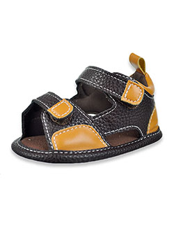 Baby Boys Outdoor Strap Sandals by Stepping Stones in Chocolate