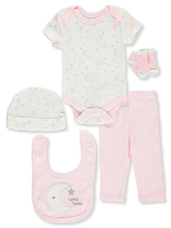 Baby Girls' 5-Piece Gift Set by Rene Rofe in Multi - $18.00