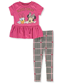 2-Piece Besties Leggings Set Outfit by Disney Minnie Mouse in Pink