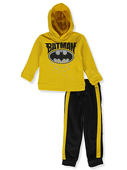 Baby Boys' 2-Piece Sweatsuit Set Outfit by Batman in Mustard
