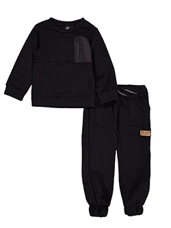 Body Glove Boys' 2-Piece Tricot Double Knit Sweatshirt and Joggers Set