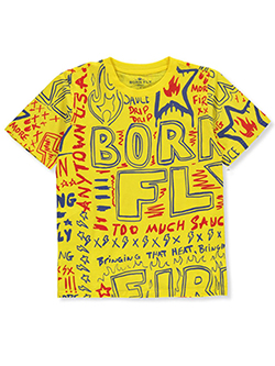 Boys' Drippin Sauce T-Shirt by Born Fly in Yellow