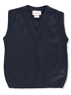 Kids Navy Blue Sweater V-Neck Cardigan French Toast School Uniform XS to XXL