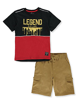 Blac Label Boys Drip 2-Piece Shorts Set Outfit