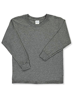 Boys' T-Shirt by Gildan in black, charcoal gray, royal and more