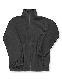 Men's "Iceberg Fleece" Unisex Jacket by Ultra Club in black, charcoal gray and navy