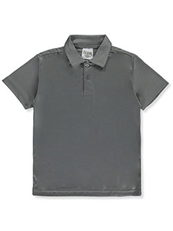 Boys' Performance Poly Polo by Team 365 in Graphite, School Uniforms