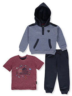 3-Piece Great Outdoors Joggers Set Outfit by Buffalo in Navy