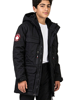 Boys' Heavyweight Insulated Parka Jacket