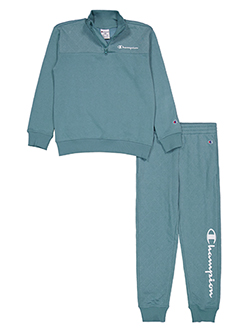 Champion Boys' Quarter-Zip Tracksuit Set