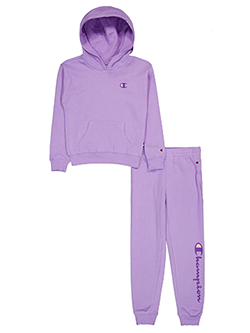 Champion Girls' Pull-On Hoodie and Jogger Set