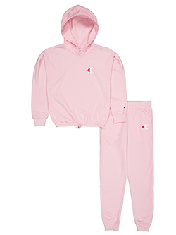 Champion Girls' Pull-On Hoodie and Jogger Set