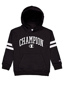 Champion Boys' Oversized Hoodie with Striped Sleeves