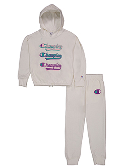 Champion Girls' Logo Hoodie and Joggers Set