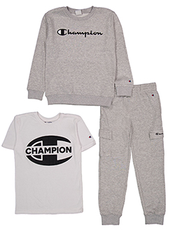 Champion Boys' 3-Piece Crew and Signature Jog Set